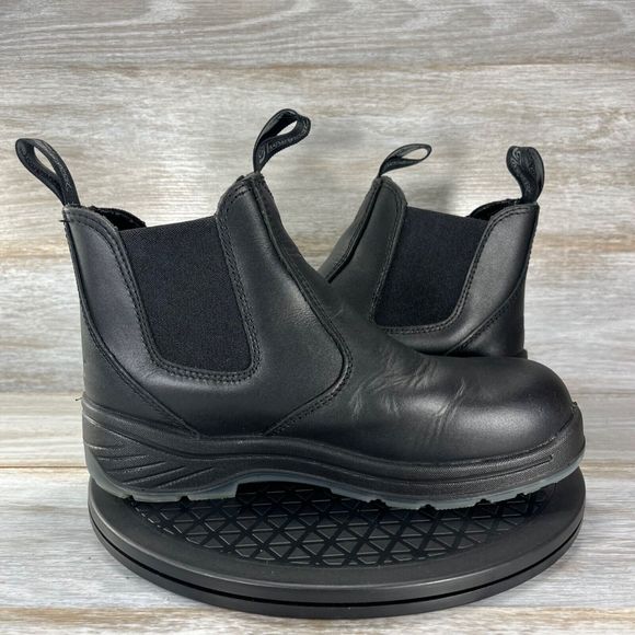 Thorogood Women’s 804-6134 Leather Comp Safety Toe Station Black Boot Size 9 - Picture 9 of 10